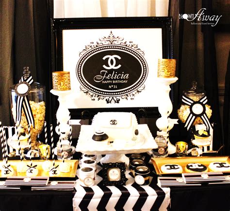 coco Chanel party ideas